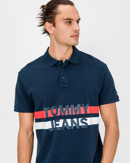 Tommy Jeans Block Stripe Polo tričko